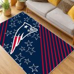 nfl new england patriots area rug non slip football carpet home decor gift idea for fans living room nep163