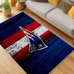 nfl new england patriots area rug non slip football carpet home decor gift idea for fans living room nep169