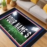nfl new england patriots area rug non slip football carpet home decor gift idea for fans living room nep171