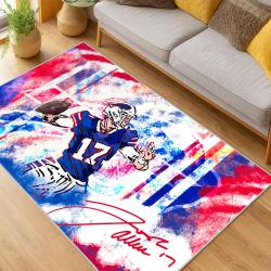 NFL New England Patriots Area Rug Non-Slip football Carpet Home Decor Gift Idea For Fans NEP183