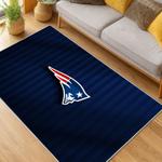 nfl new england patriots area rug non slip football carpet home decor gift idea for fans living room nep185