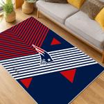 nfl new england patriots area rug non slip football carpet home decor gift idea for fans living room nep187