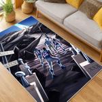 nfl new england patriots area rug non slip football carpet home decor gift idea for fans living room nep189