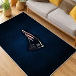 nfl new england patriots area rug non slip football carpet home decor gift idea for fans living room nep190