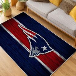 NFL New England Patriots Area Rug Non-Slip football Carpet Home Decor Gift Idea For Fans NEP194
