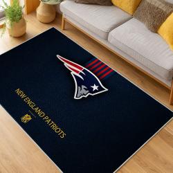 NFL New England Patriots Area Rug Non-Slip football Carpet Home Decor Gift Idea For Fans NEP197