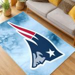 nfl new england patriots area rug non slip football carpet home decor gift idea for fans living room nep204
