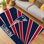 nfl new england patriots area rug non slip football carpet home decor gift idea for fans living room nep58