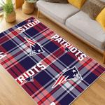 nfl new england patriots area rug non slip football carpet home decor gift idea for fans living room nep63