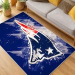 nfl new england patriots area rug non slip football carpet home decor gift idea for fans living room nep66