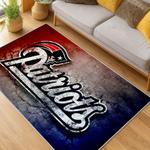 nfl new england patriots area rug non slip football carpet home decor gift idea for fans living room nep69