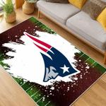 nfl new england patriots area rug non slip football carpet home decor gift idea for fans living room nep70