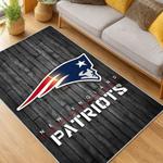 nfl new england patriots area rug non slip football carpet home decor gift idea for fans living room nep72
