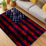 nfl new england patriots area rug non slip football carpet home decor gift idea for fans living room nep73