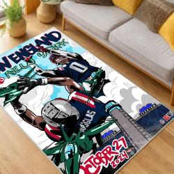 NFL New England Patriots Area Rug Non-Slip football Carpet Home Decor Gift Idea For Fans NEP75