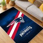 nfl new england patriots area rug non slip football carpet home decor gift idea for fans living room nep79