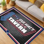 nfl new england patriots area rug non slip football carpet home decor gift idea for fans living room nep82