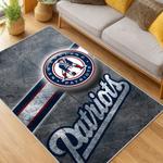 nfl new england patriots area rug non slip football carpet home decor gift idea for fans living room nep87