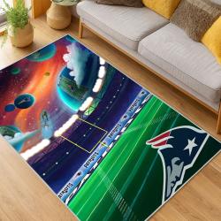 NFL New England Patriots Area Rug Non-Slip football Carpet Home Decor Gift Idea For Fans NEP88