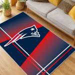 nfl new england patriots area rug non slip football carpet home decor gift idea for fans living room nep89