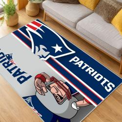 NFL New England Patriots Area Rug Non-Slip football Carpet Home Decor Gift Idea For Fans NEP90