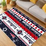 nfl new england patriots area rug non slip football carpet home decor gift idea for fans living room nep91