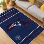 nfl new england patriots area rug non slip football carpet home decor gift idea for fans living room nep96