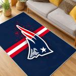 nfl new england patriots area rug non slip football carpet home decor gift idea for fans living room nep99