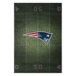 nfl new england patriots area rug non slip football carpet home decor gift idea for fans nep108