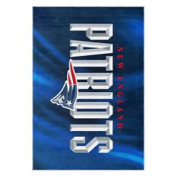 nfl new england patriots area rug non slip football carpet home decor gift idea for fans nep111