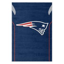 nfl new england patriots area rug non slip football carpet home decor gift idea for fans nep115