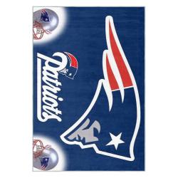 nfl new england patriots area rug non slip football carpet home decor gift idea for fans nep125