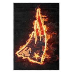 nfl new england patriots area rug non slip football carpet home decor gift idea for fans nep132