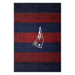 nfl new england patriots area rug non slip football carpet home decor gift idea for fans nep135