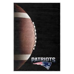 nfl new england patriots area rug non slip football carpet home decor gift idea for fans nep140