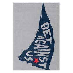 nfl new england patriots area rug non slip football carpet home decor gift idea for fans nep141