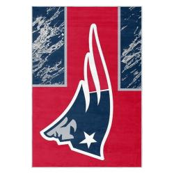 nfl new england patriots area rug non slip football carpet home decor gift idea for fans nep144