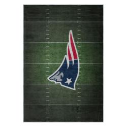 nfl new england patriots area rug non slip football carpet home decor gift idea for fans nep168