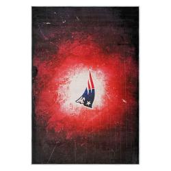 nfl new england patriots area rug non slip football carpet home decor gift idea for fans nep170