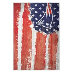 nfl new england patriots area rug non slip football carpet home decor gift idea for fans nep176