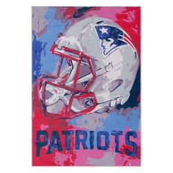 nfl new england patriots area rug non slip football carpet home decor gift idea for fans nep177