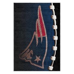 nfl new england patriots area rug non slip football carpet home decor gift idea for fans nep186