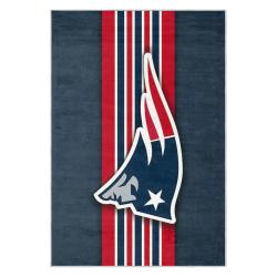 nfl new england patriots area rug non slip football carpet home decor gift idea for fans nep191