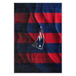 nfl new england patriots area rug non slip football carpet home decor gift idea for fans nep195