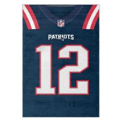 nfl new england patriots area rug non slip football carpet home decor gift idea for fans nep53