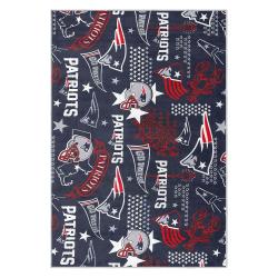 nfl new england patriots area rug non slip football carpet home decor gift idea for fans nep54