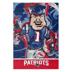 nfl new england patriots area rug non slip football carpet home decor gift idea for fans nep55