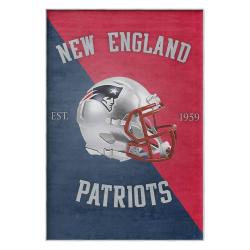 nfl new england patriots area rug non slip football carpet home decor gift idea for fans nep56