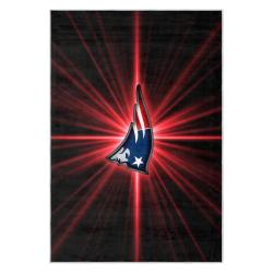 nfl new england patriots area rug non slip football carpet home decor gift idea for fans nep64