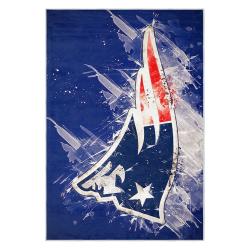 nfl new england patriots area rug non slip football carpet home decor gift idea for fans nep66